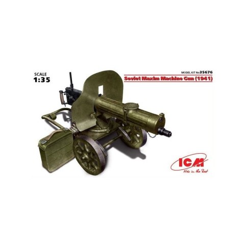 Icm 35676 Soviet Maxim MG 1941