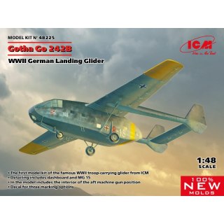 Icm 48225 Gotha Go 242B, WWII German Landing Glider (100% new molds)