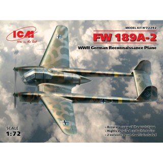 Icm 72292 Fw-189A2 reconnaissance plane