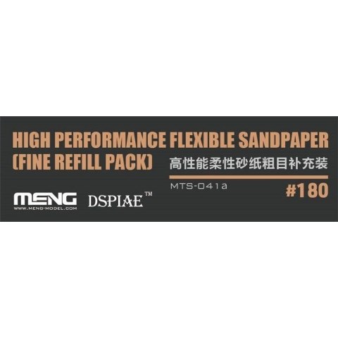 Meng MTS-041a High Performance Flexible Sandpaper (Fine Refill Pack)