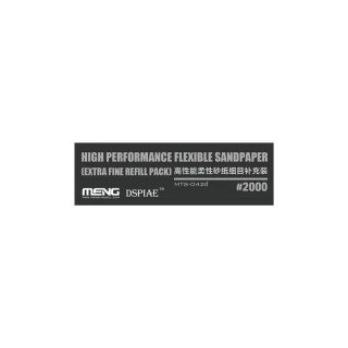 Meng MTS-042d High Performance Flexible Sandpaper (Extra Fine Refill Pack)