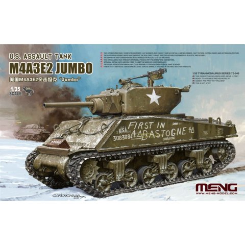 Meng TS-045 U.S. Assult Tank M4A3E2 Jumbo Meng TS-045 U.S. Assult Tank M4A3E2 Jumbo