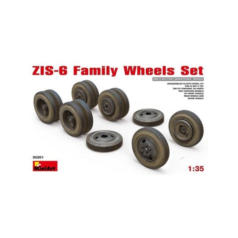 Mini Art 35201 Zis-6 Family Wheels Set