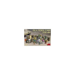 Mini Art 35595 Oil & Petrol Cans 1930-40s