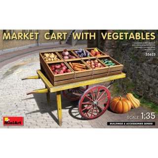 Mini Art 35623 Market Cart with Vegetables