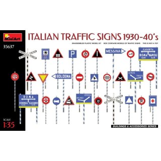 Mini Art 35637 Italian Traffic Signs 1930-40s