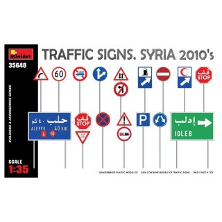 Mini Art 35648 Traffic Signs. Syria 2010's