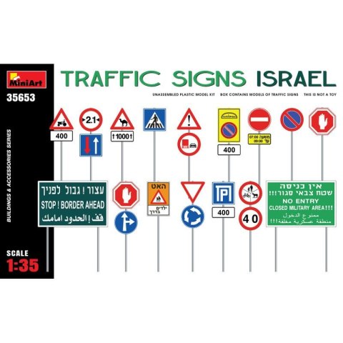 Mini Art 35653 Traffic signs, Israel