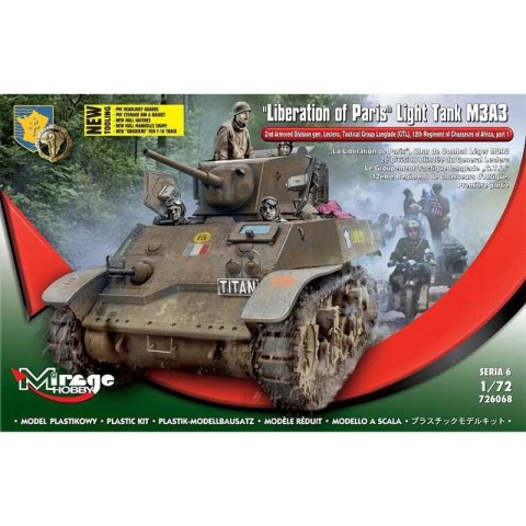 Mirage 726068 Stuart M3A3 wyzwolenie Paryża
