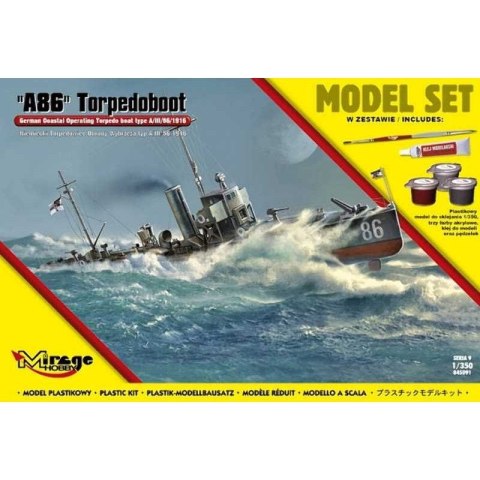 Mirage 845091 Okręt niemiecki A86 - zestaw