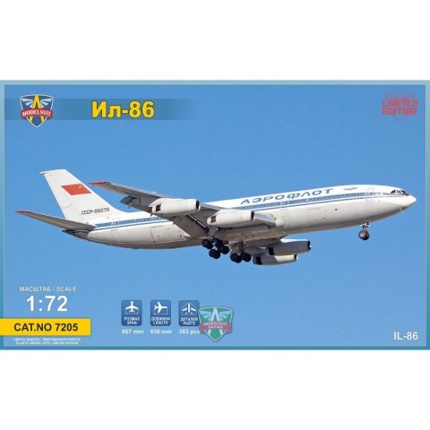 Model Svit 7205 Ilyushin IL-86 Wide-body Airliner