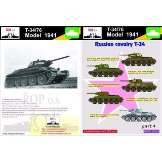 ROP o.s. MNFDT35016 1:35 T-34/76 Model 1941 - Russian cavalry T-34