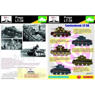 ROP o.s. MNFDT72005 1:72 Praga LT-38 - Czechoslovak LT-38