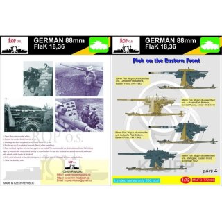 ROP o.s. MNFDT72008 1:72 German 88mm Flak 18,36 - Flak on the Eastern Front