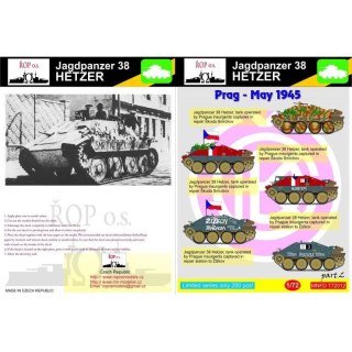 ROP o.s. MNFDT72012 1:72 Jagdpanzer 38 Hetzer - Prag May 1945