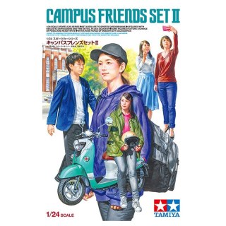 Tamiya 24356 Campus Friends Set 2 (plus scooter)