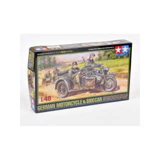 Tamiya 32578 1/48 German Bike & Sidecar