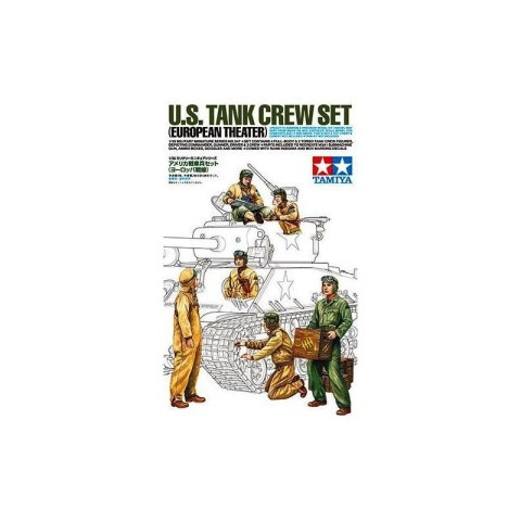 Tamiya 35347 1/35 US Tank Crew Euro Theater