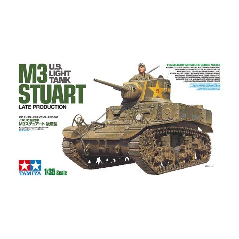 Tamiya 35360 1/35 US Light Tank M3 Stuart Late