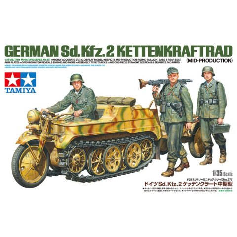Tamiya 35377 1/35 German Sd.Kfz.2 Kettenkraftrad (Mid-Production) Tamiya 35377 1/35 German Sd.Kfz.2 Kettenkraftrad (Mid-Production)