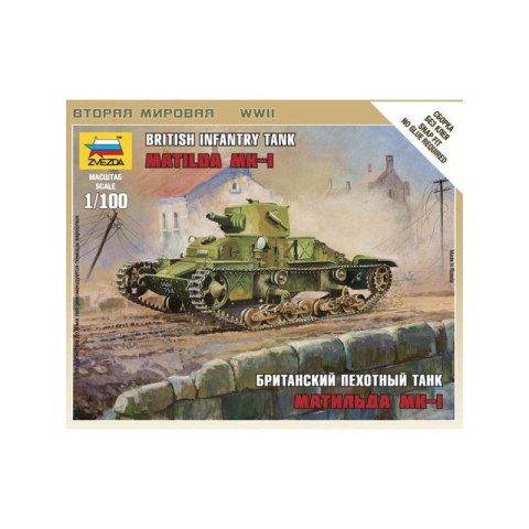 Zvezda 6191 Matilda Mk.1 1/100 Zvezda 6191 Matilda Mk.1 1/100