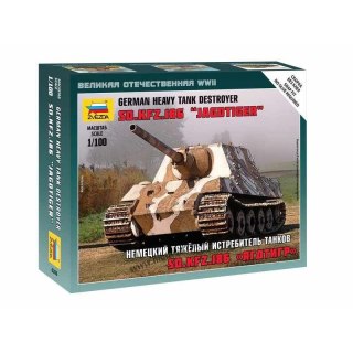 Zvezda 6206 Sd.Kfz.186 Jagdtiger Heavy Tank Destroyer 1/100