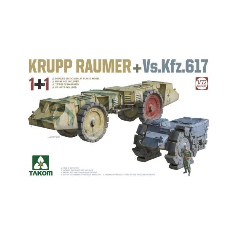 Takom 5007 Krupp Räumer + Vs.Kfz. 617