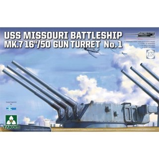 Takom 5015 USS Missouri Battleship Mk.7 16'/50 Gun Turret No.1