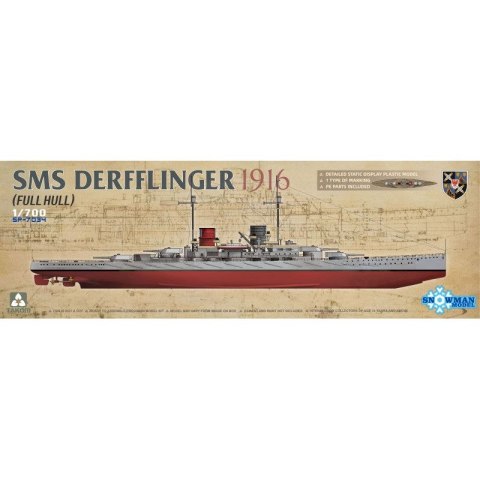 Takom Snowman SP-7034 SMS Derfflinger 1916 ( Full Hull)