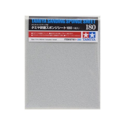 Tamiya 87161 Sanding Sponge Sheet 180