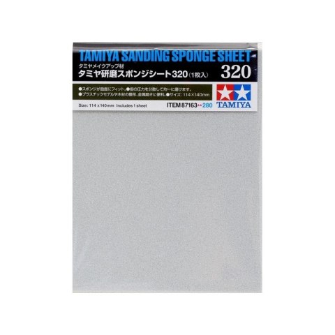 Tamiya 87163 Sanding Sponge Sheet 320