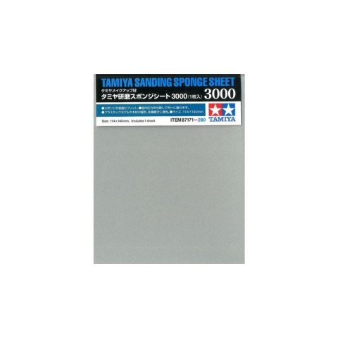 Tamiya 87171 Sanding Sponge Sheet 3000