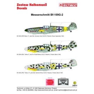 Techmod 24011 Messerschmitt Bf-109G-2