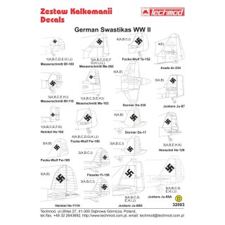 Techmod 32003 German Swastikas WW II