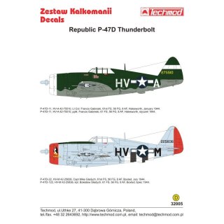 Techmod 32005 Republic P-47D Razorback