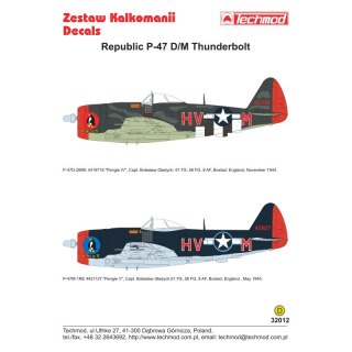 Techmod 32012 Republic P-47D/M Thunderbolt