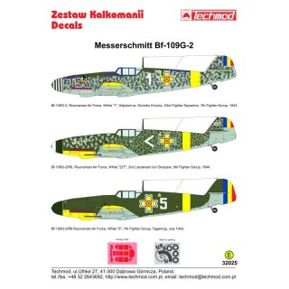 Techmod 32025 Messerschmitt Bf-109G-2