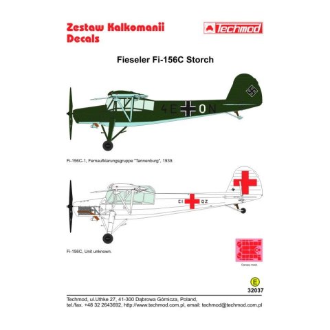 Techmod 32037 Fieseler Fi-156C Storch