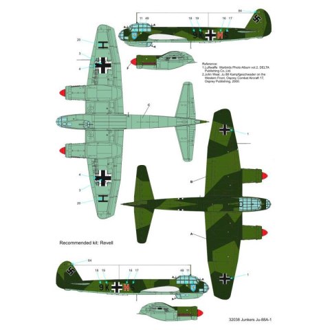 Techmod 32038 Junkers Ju-88A-1