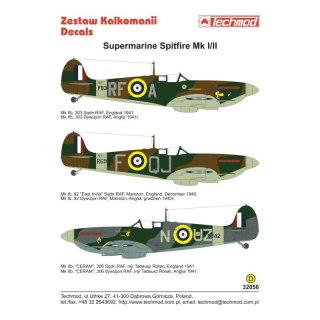 Techmod 32056 Spitfire Mk I/IIb