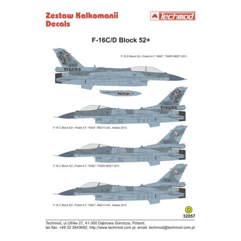 Techmod 32057 F-16C/D Block 52