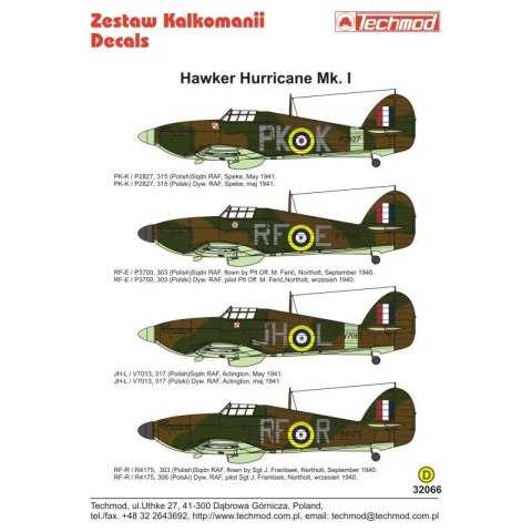 Techmod 32066 Hurricane MK IC Techmod 32066 Hurricane MK IC