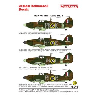 Techmod 48046 Hurricane Mk I