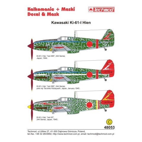 Techmod 48053 Ki-61 Hien