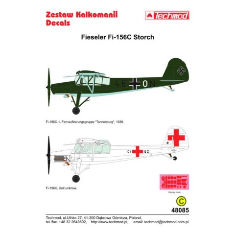 Techmod 48085 Fieseler Fi-156C Storch