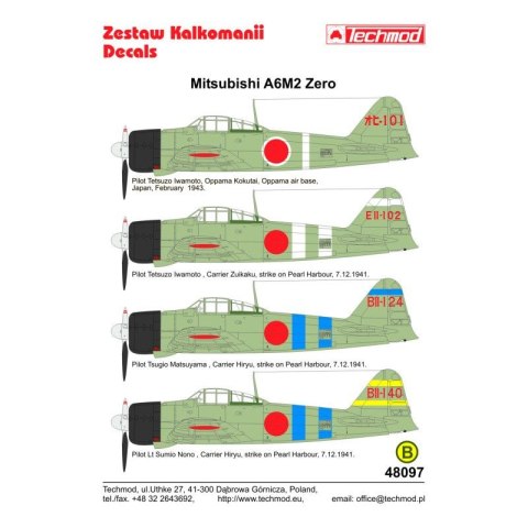 Techmod 48097 A6M2 Zero Techmod 48097 A6M2 Zero