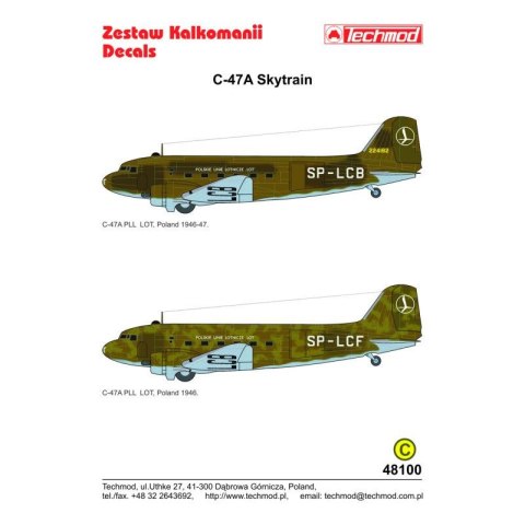 Techmod 48100 C-47 Skytrain Techmod 48100 C-47 Skytrain