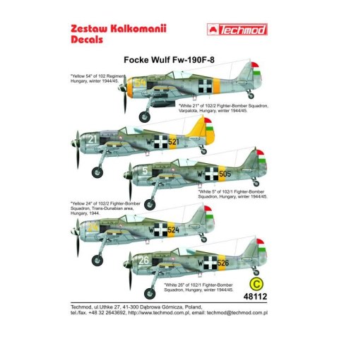 Techmod 48112 Fw-180F-8