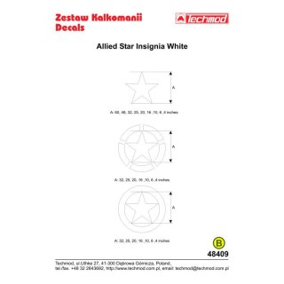 Techmod 48409 Allien Stars White
