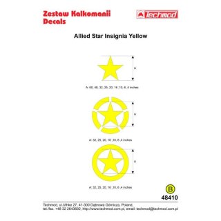 Techmod 48410 Allien Stars Yellow